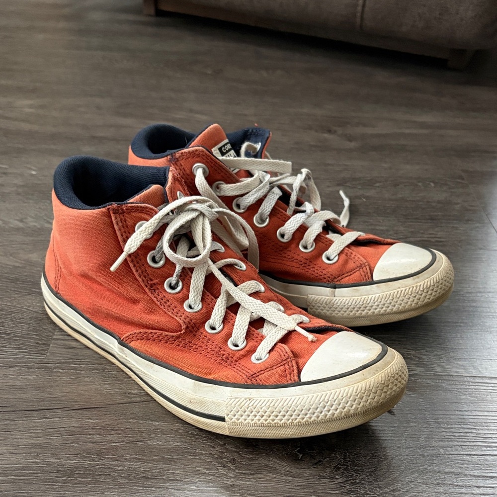 Converse Men's Orange High-Top Sneakers